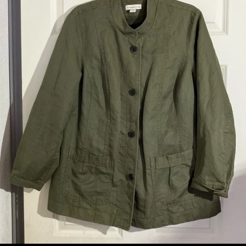 Coldwater Creek Utility Jacket in Army Green